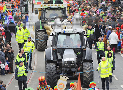 Sicherheit im Mülheimer Rosenmontagszug Sicherheit im Mülheimer Rosenmontagszug