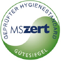 MSzert: Geprüfter Hygienestandard.