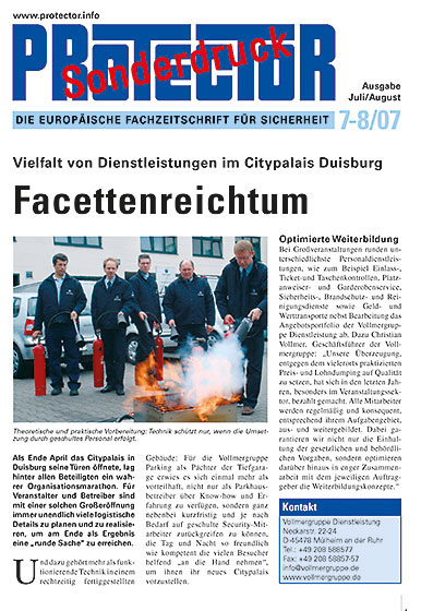 Öffnet PDF Datei im neuen Fenster: Fachartikel aus Protector.