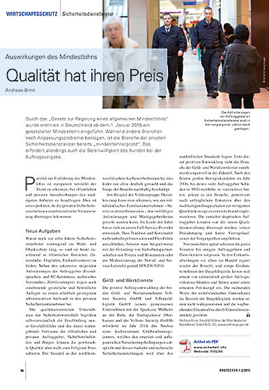 Öffnet PDF Datei im neuen Fenster: Fachartikel aus Protector.