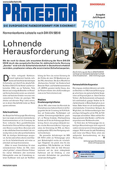 Öffnet PDF Datei im neuen Fenster: Fachartikel aus Protector.