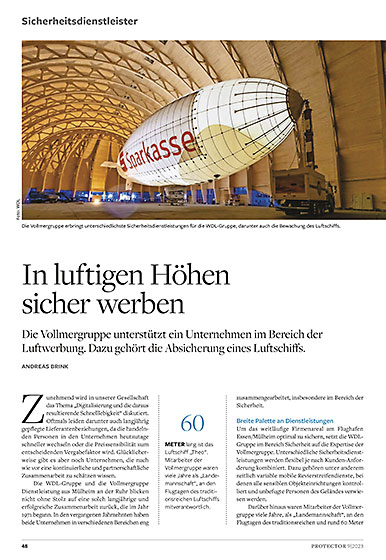 Öffnet PDF Datei im neuen Fenster: Fachartikel aus Protector.