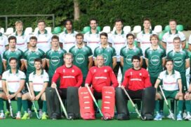 Mannschaftsfoto des HTC Uhlenhorst für die Saison 2025(2026