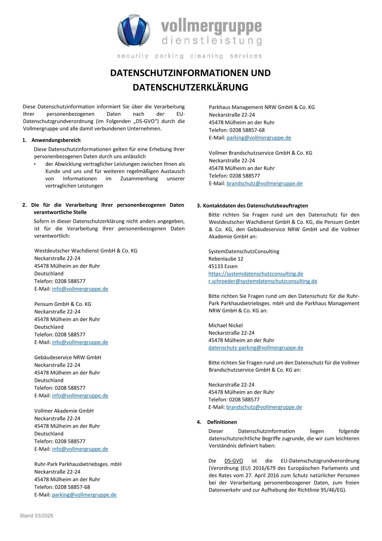 Öffnet PDF Datei im neuen Fenster: Datenschutzhinweise Vertragsabwicklung
